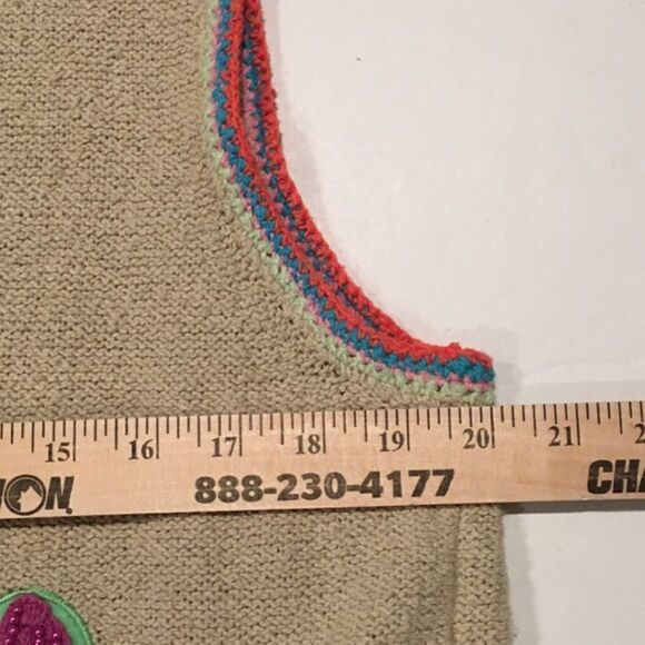 Women’s ‘Flip-Flop’ Patterned BellePointe Vest - Size Large - Picture 7 of 8